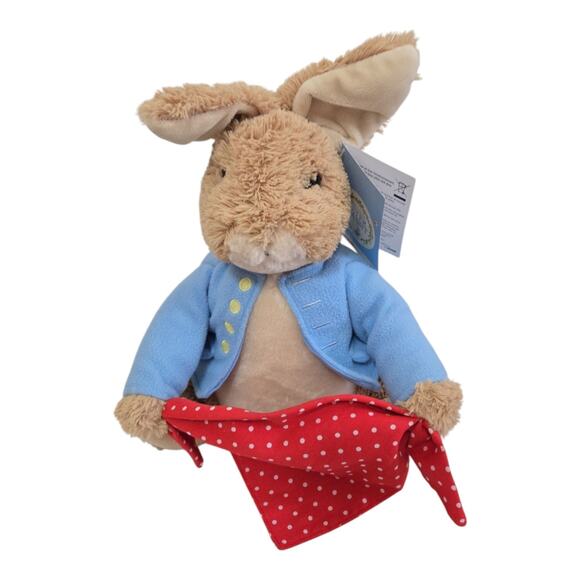Gund Beatrix Potter Peter Rabbit Interactive Peek-a-boo 10" Plush - Picture 2 of 9